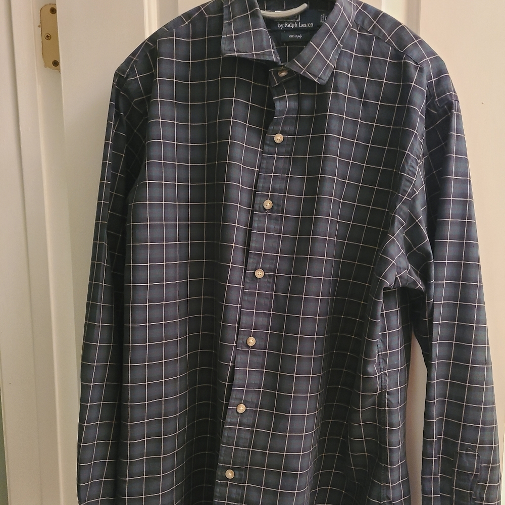 Polo by Ralph Lauren Tartan Window Pane Plaid Shirt